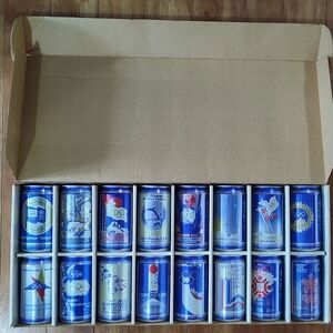 Vintage 1988 Labatts Blue Olympic Winter Games collector Can Series